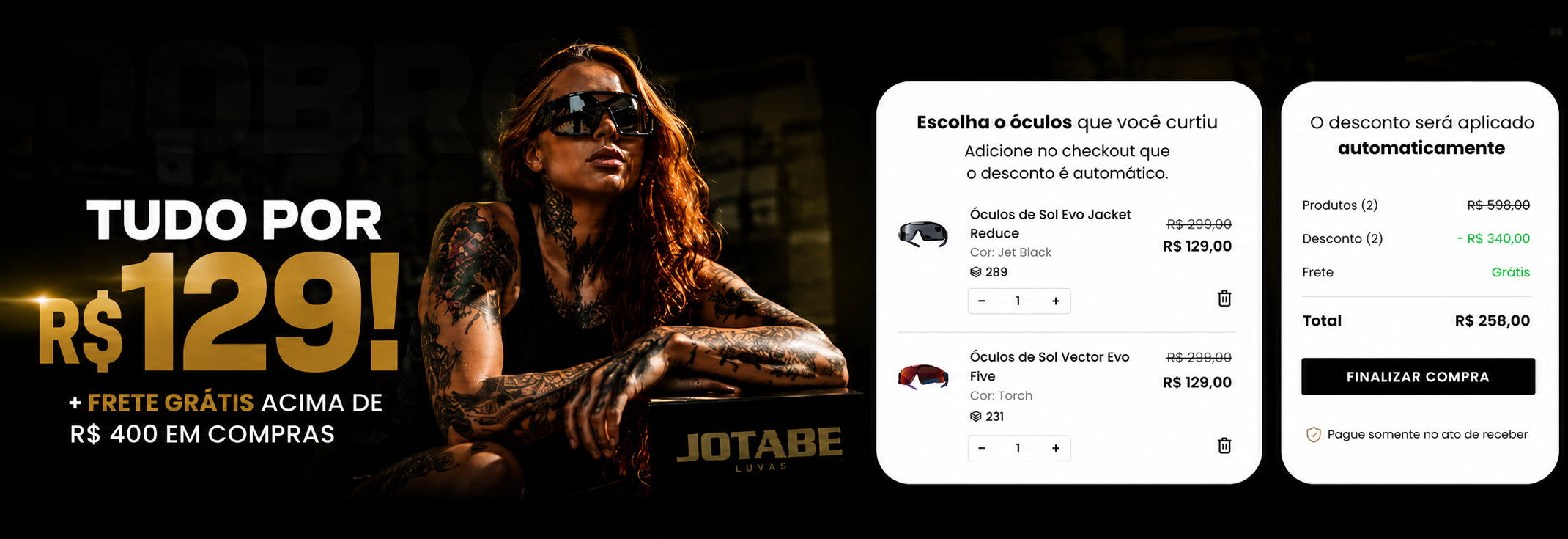 TUDO POR $129