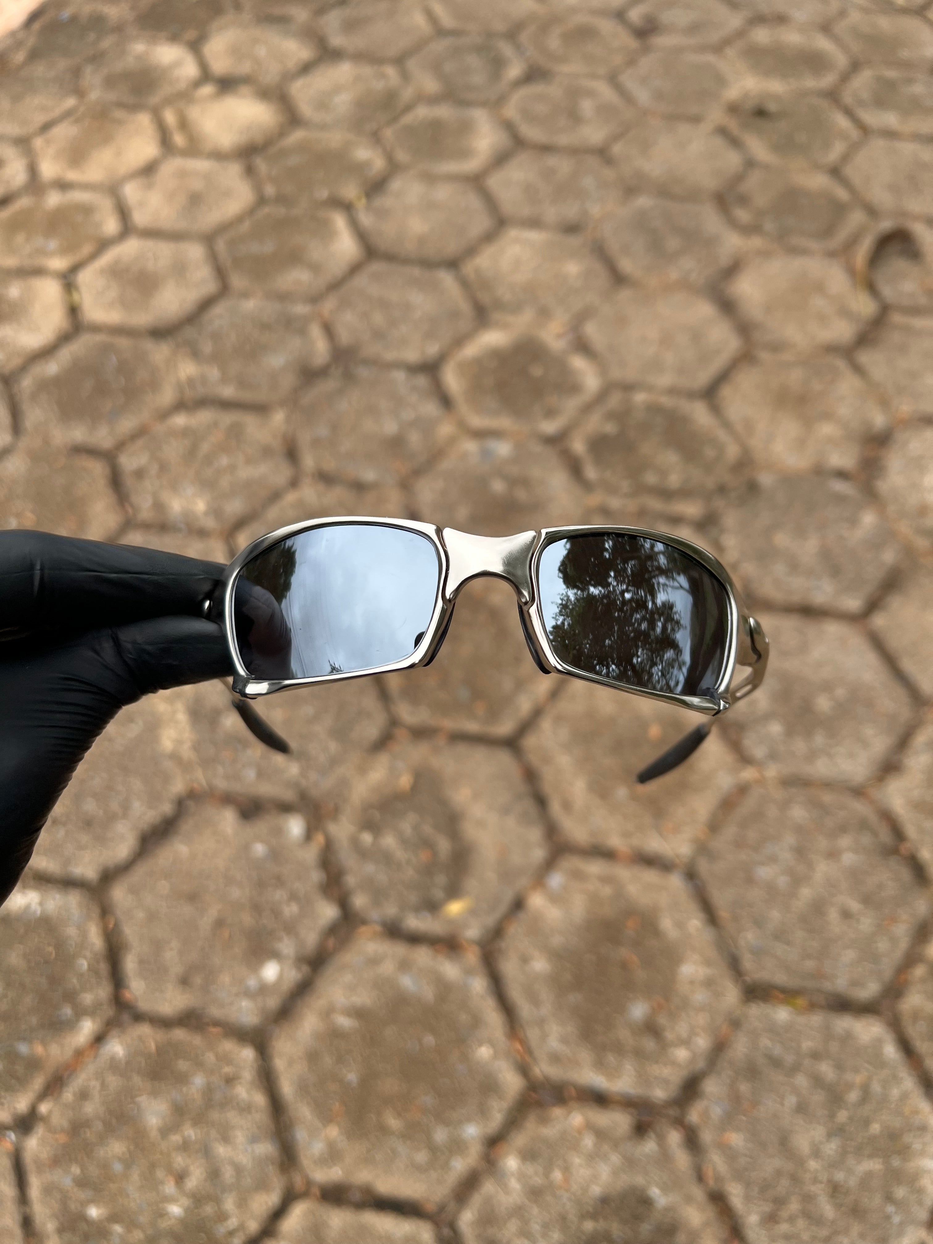 XS Plasma lente Black espelhado Linha Ouro