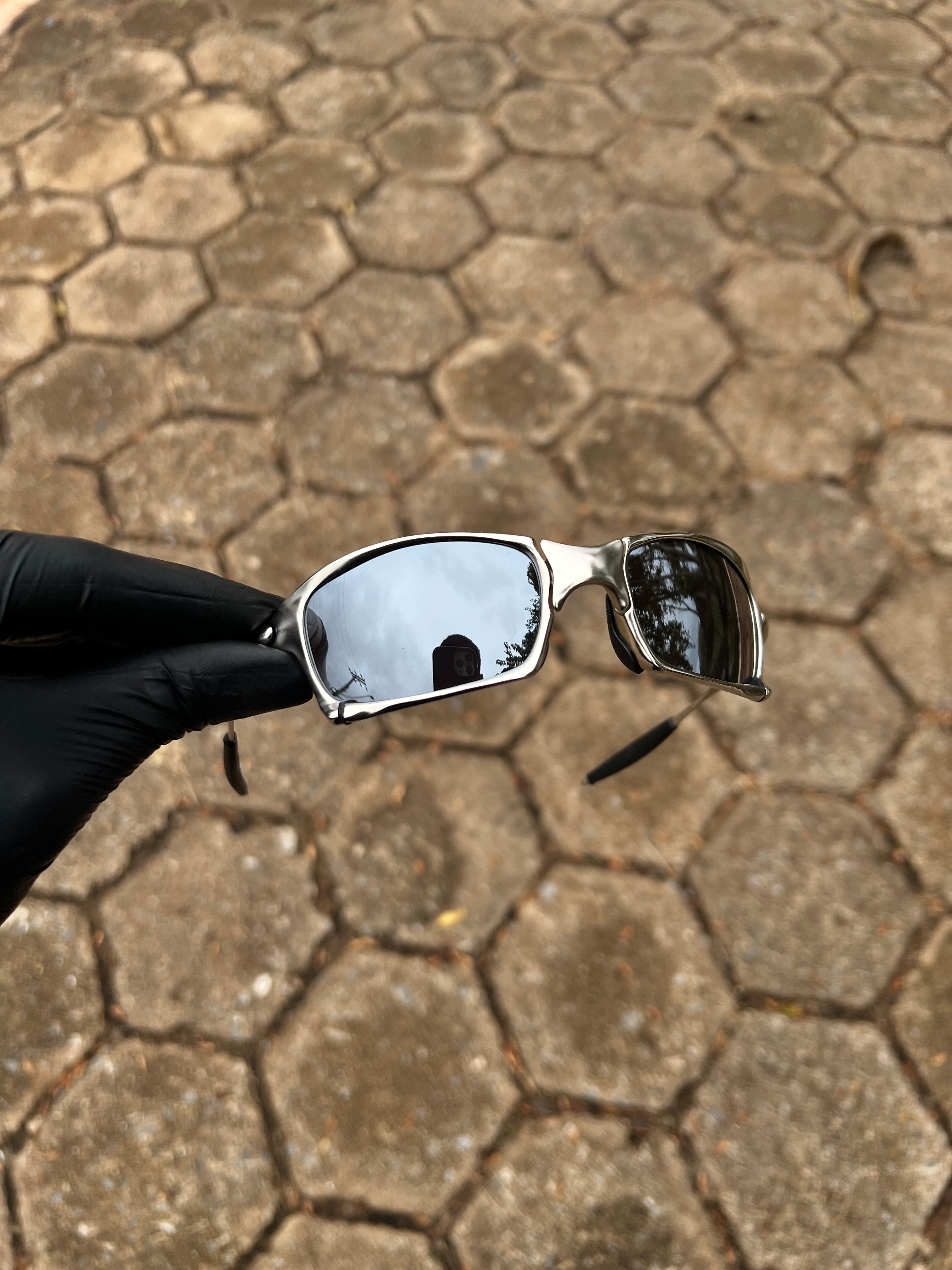 XS Plasma lente Black espelhado Linha Ouro