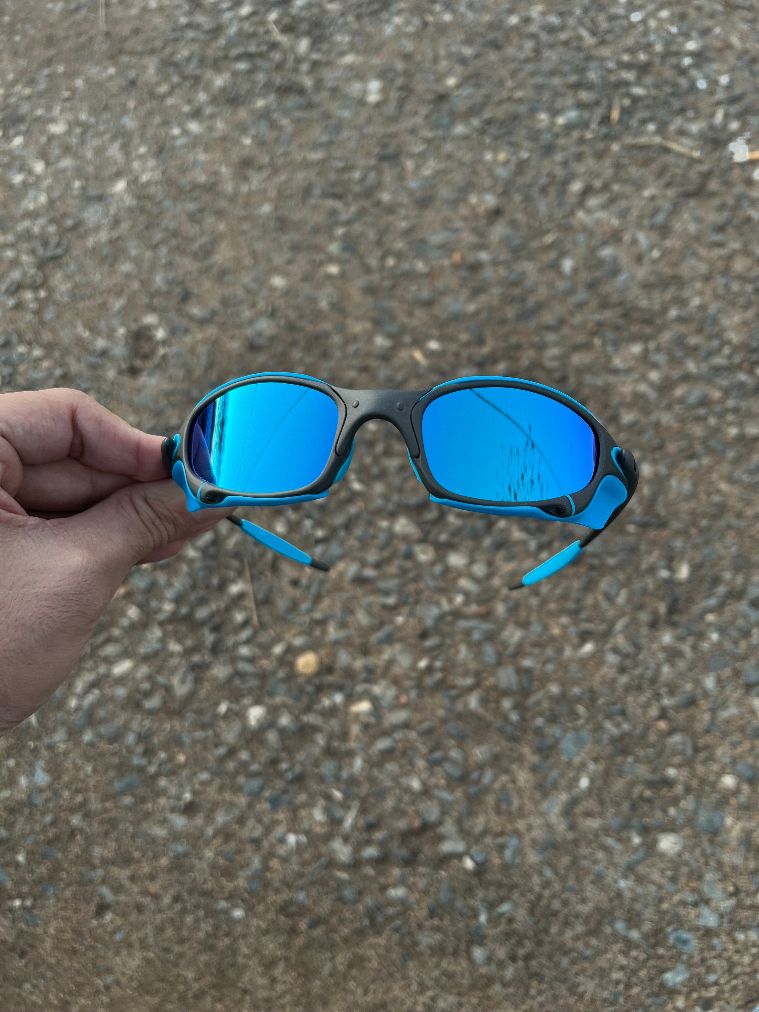 Juliet X-Metal Ice Thug Kit Azul + Side Azul (un)